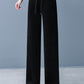 🔥✨Christmas promotion 50% OFF🎅🎁Women's Padded And Thickened Solid Color Wide-Legged Drawstring Straight Pants