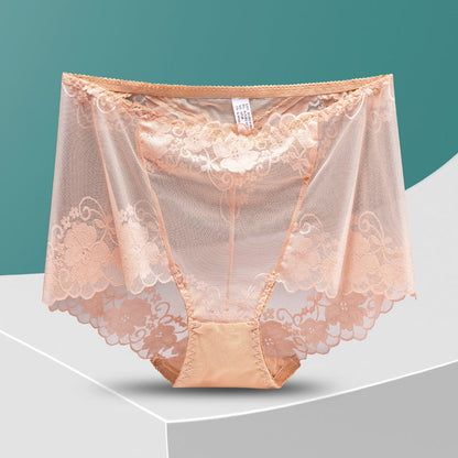 Ladies Breathable Lace Knickers(2pcs)