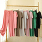 🔥 Buy 2 Free Shipping 🔥Soft Comfortable Ice Silk Short Sleeve T-Shirt Two Piece Set Loose Wide-leg Pants