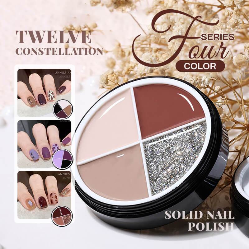 Twelve Constellation Series-Four-Color Solid Nail Polish