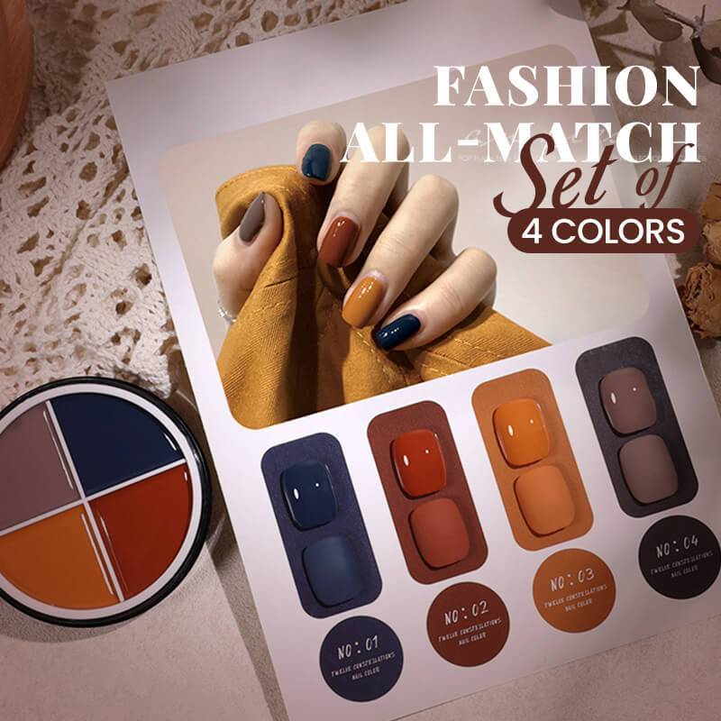 Twelve Constellation Series-Four-Color Solid Nail Polish