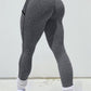 Rib-Knit High Waist Cincher Sports Leggings