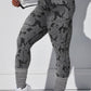 Rib-Knit High Waist Cincher Sports Leggings