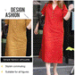 Solid Color Cotton Linen V-neck Dress