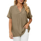 Women's Solid Color Loose Casual Bottoming Shirt