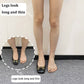 French Square Toe Flat Bottom Female Sandals