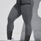 Rib-Knit High Waist Cincher Sports Leggings