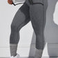 Rib-Knit High Waist Cincher Sports Leggings