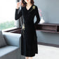 Embroidered Velvet Dress