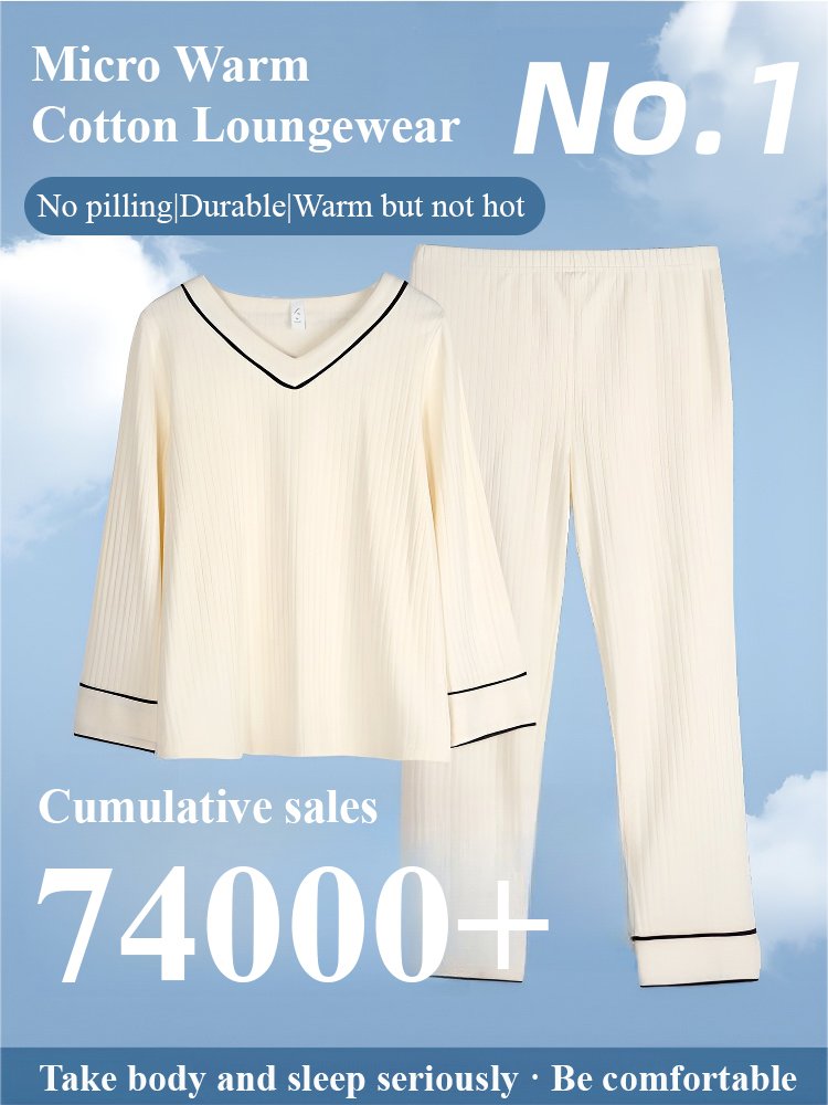 Two-piece homewear set with chest pads