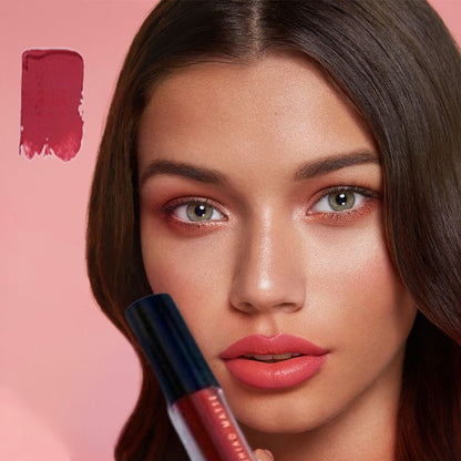 Nice Gift for Delicate Women! 5 Colors Nonstick Velvet Matte Lipstick Glaze