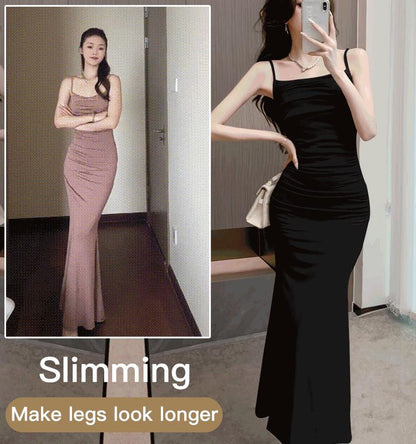 GK Fish Tail Halter Dress