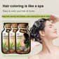 Plant ingredients hair coloring shampoo