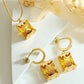 Personalized Lava Necklace & Earrings (Sizzling love)