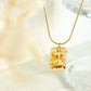 Personalized Lava Necklace & Earrings (Sizzling love)