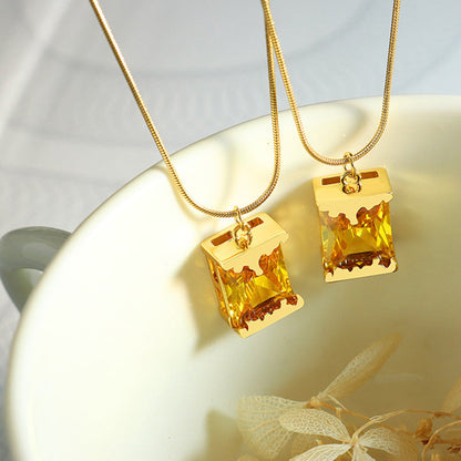 Personalized Lava Necklace & Earrings (Sizzling love)