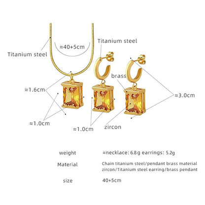 Personalized Lava Necklace & Earrings (Sizzling love)