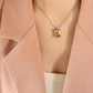 Personalized Lava Necklace & Earrings (Sizzling love)
